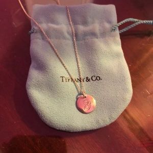 Tiffany & Co. silver G necklace